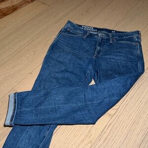 J. Crew Dark Blue Straight Leg Jeans